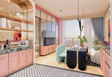 26th Floor 30 Sqm Time Square 7 Condo Type N - Boeung Kak 1, Phnom Penh thumbnail