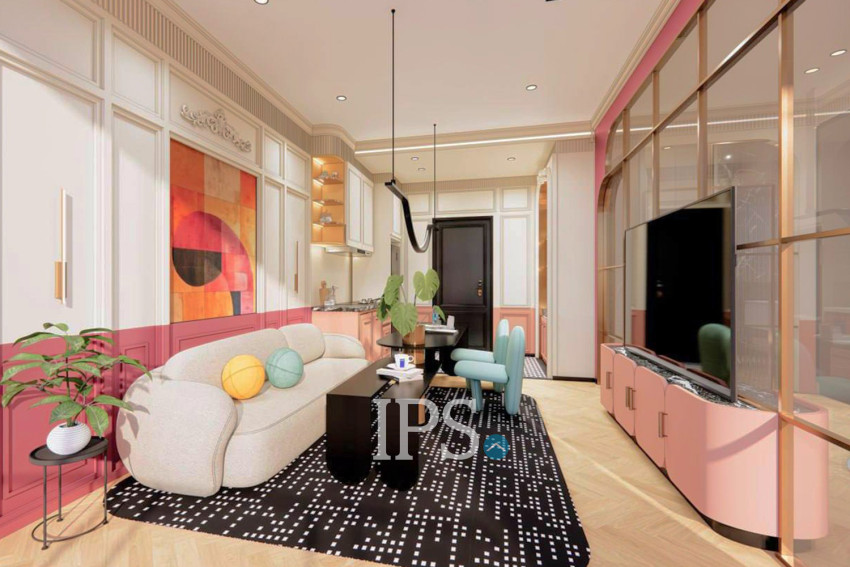 26th Floor 30 Sqm Time Square 7 Condo Type N - Boeung Kak 1, Phnom Penh