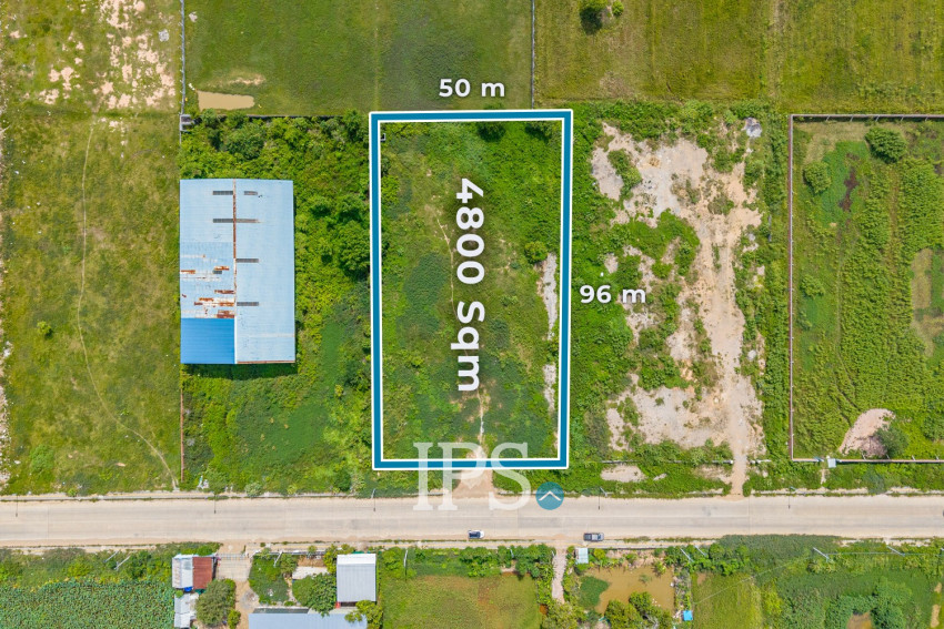 4,800 Sqm Land For Rent - Krang Thnong, Sen Sok, Phnom Penh