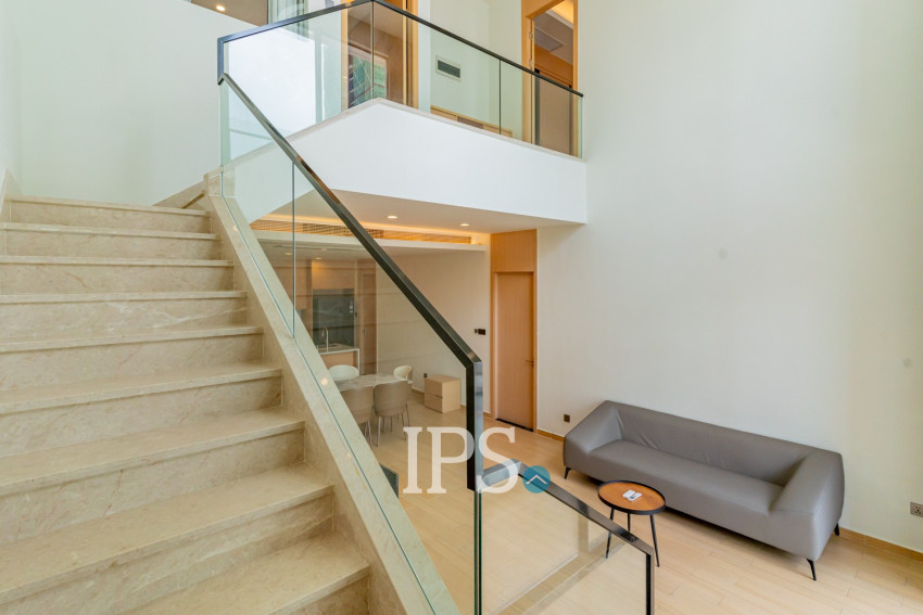 Duplex 3 Bedroom Condo For Rent - Platinum 352, BKK1, Phnom Penh