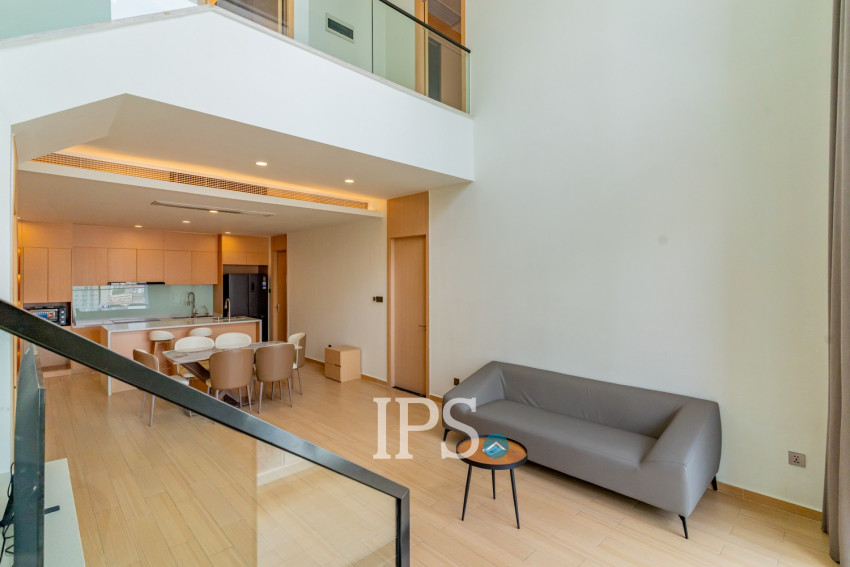 Duplex 3 Bedroom Condo For Rent - Platinum 352, BKK1, Phnom Penh