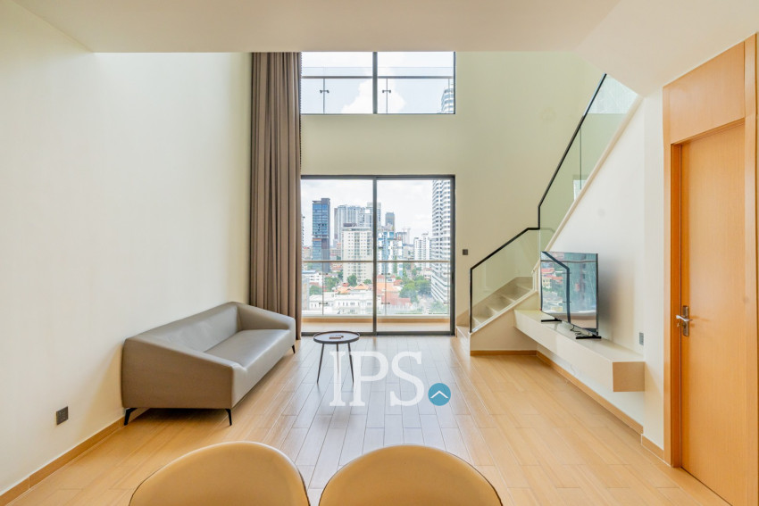 Duplex 3 Bedroom Condo For Rent - Platinum 352, BKK1, Phnom Penh