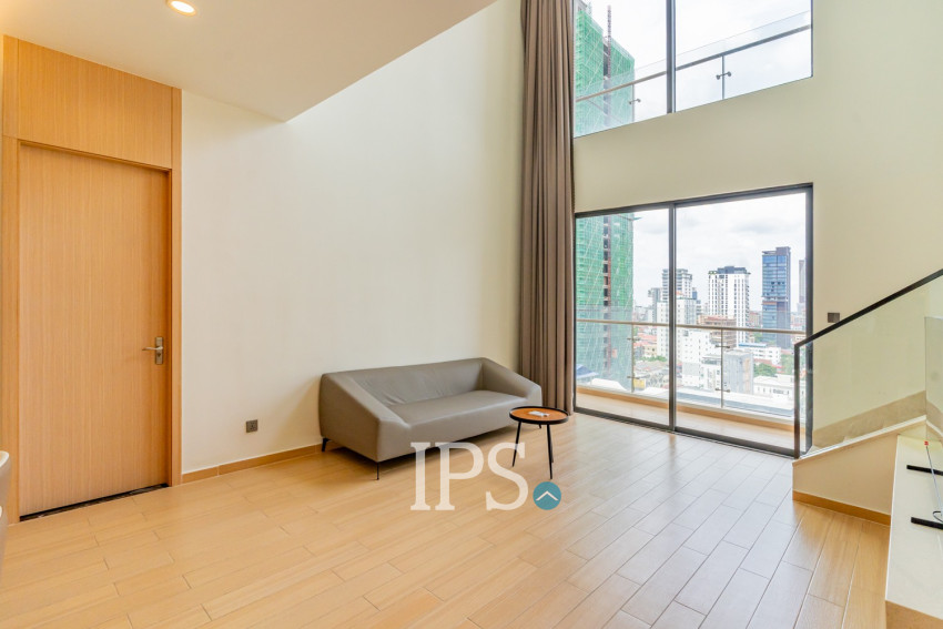 Duplex 3 Bedroom Condo For Rent - Platinum 352, BKK1, Phnom Penh