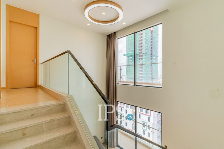 Duplex 3 Bedroom Condo For Rent - Platinum 352, BKK1, Phnom Penh