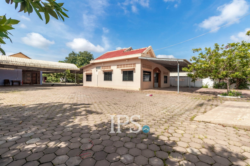 1,690 Sqm Commercial Land and House For Rent - Sambour, Siem Reap