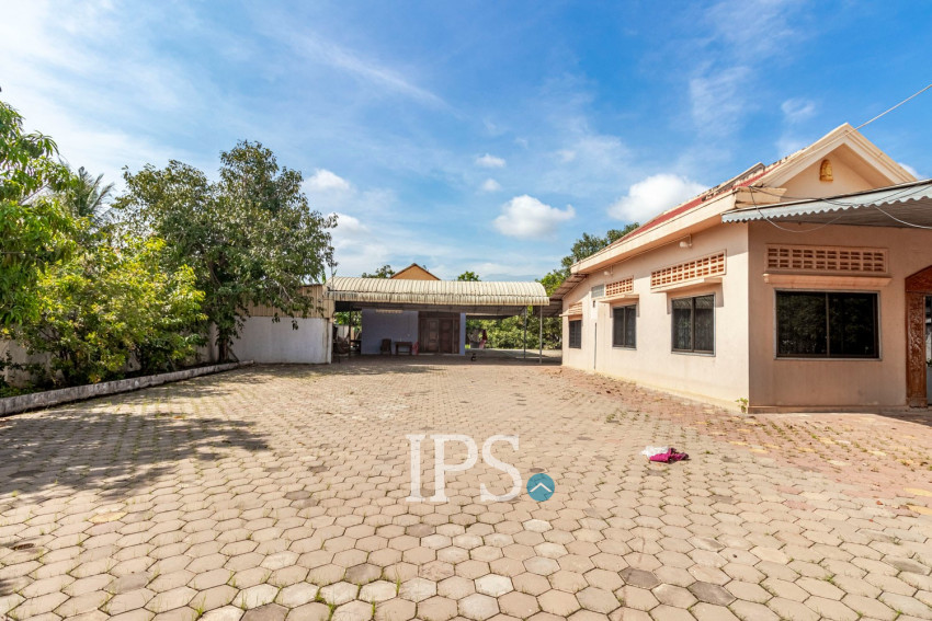 1,690 Sqm Commercial Land and House For Rent - Sambour, Siem Reap