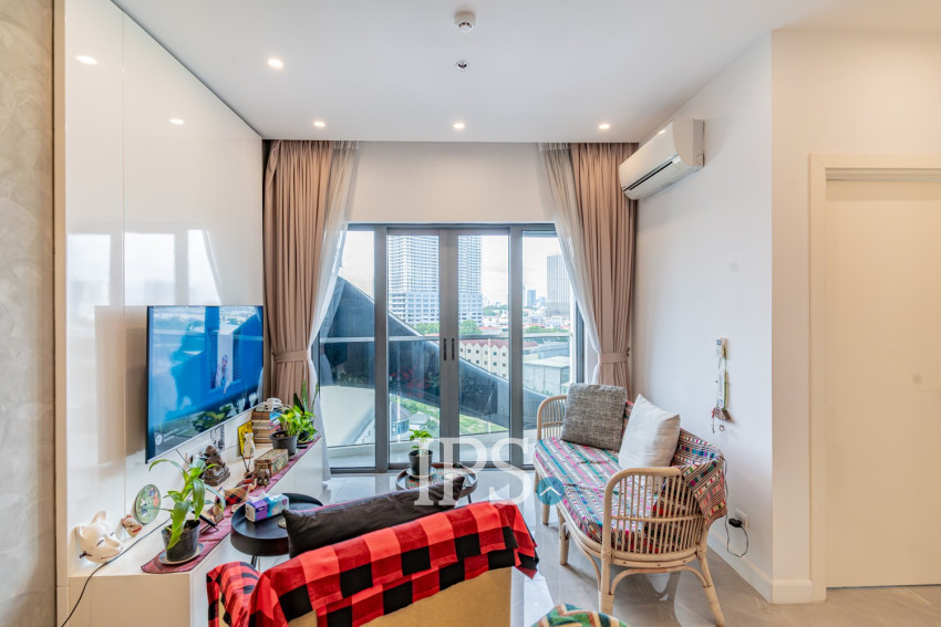 7th Floor 1 Bedroom Condo For Sale - The Peninsula, Chroy Changva, Phnom Penh