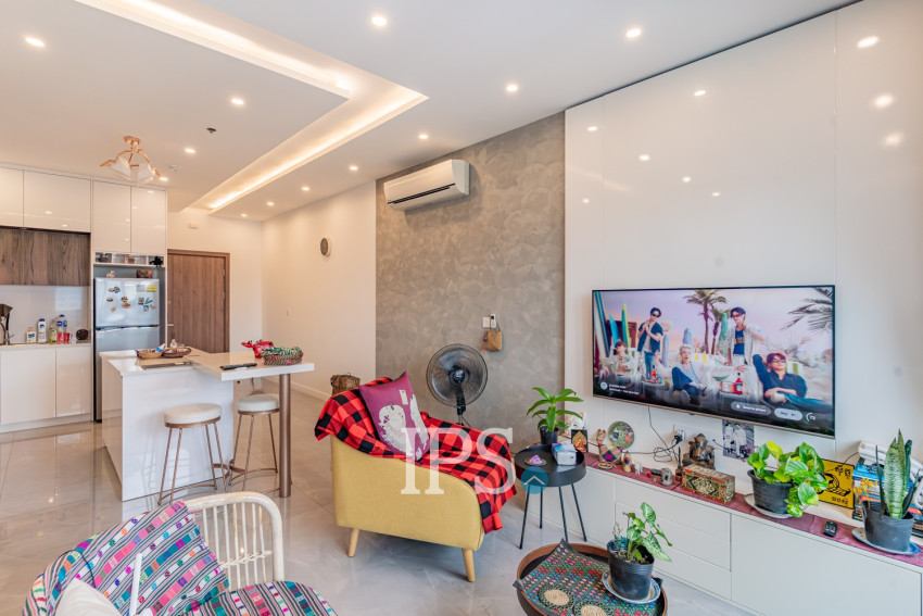 7th Floor 1 Bedroom Condo For Sale - The Peninsula, Chroy Changva, Phnom Penh