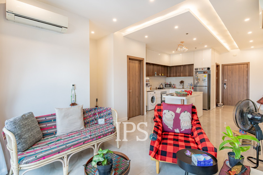 7th Floor 1 Bedroom Condo For Sale - The Peninsula, Chroy Changva, Phnom Penh
