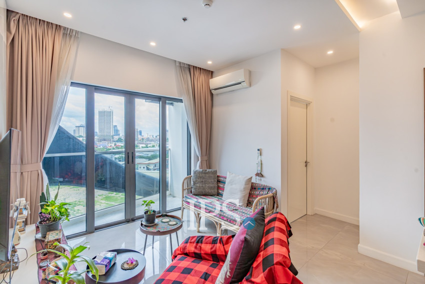 7th Floor 1 Bedroom Condo For Sale - The Peninsula, Chroy Changva, Phnom Penh