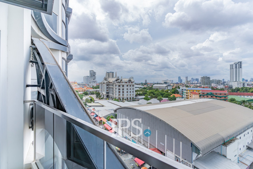 7th Floor 1 Bedroom Condo For Sale - The Peninsula, Chroy Changva, Phnom Penh