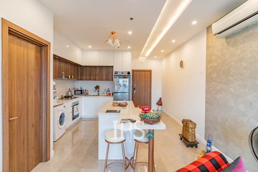 7th Floor 1 Bedroom Condo For Sale - The Peninsula, Chroy Changva, Phnom Penh