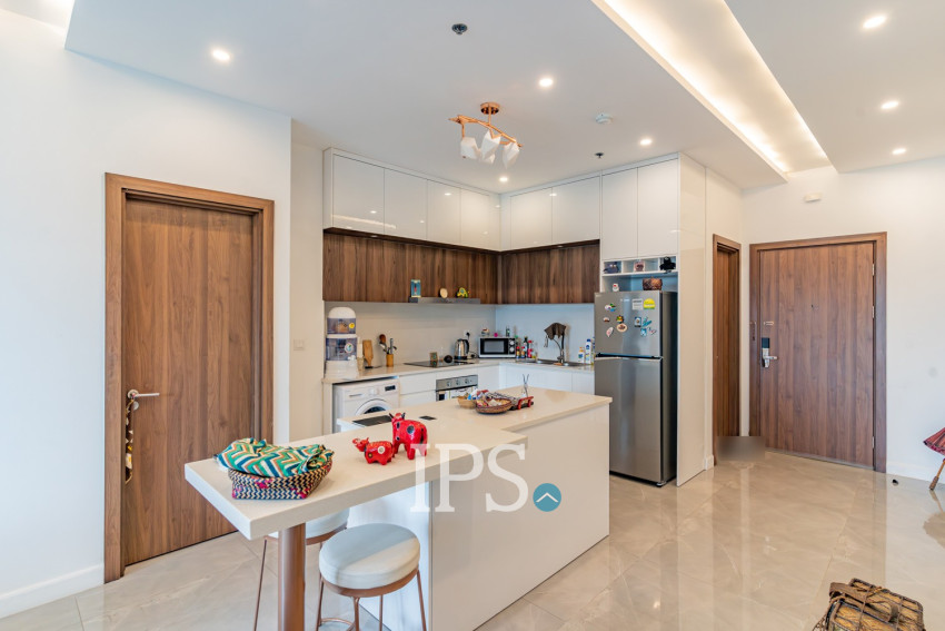 7th Floor 1 Bedroom Condo For Sale - The Peninsula, Chroy Changva, Phnom Penh