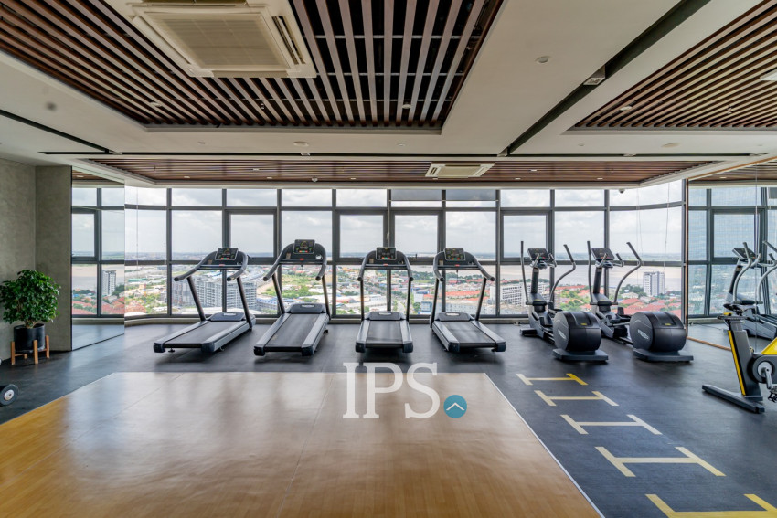 7th Floor 1 Bedroom Condo For Sale - The Peninsula, Chroy Changva, Phnom Penh