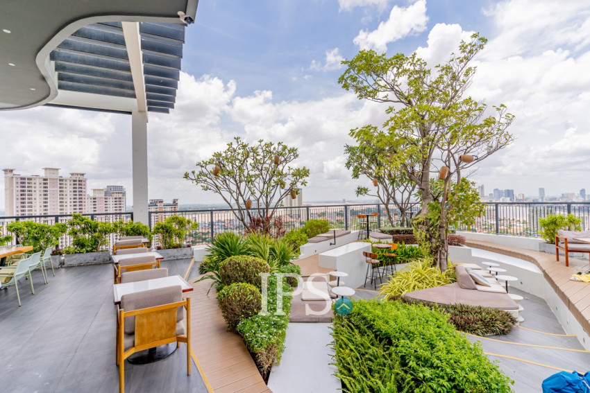 7th Floor 1 Bedroom Condo For Sale - The Peninsula, Chroy Changva, Phnom Penh