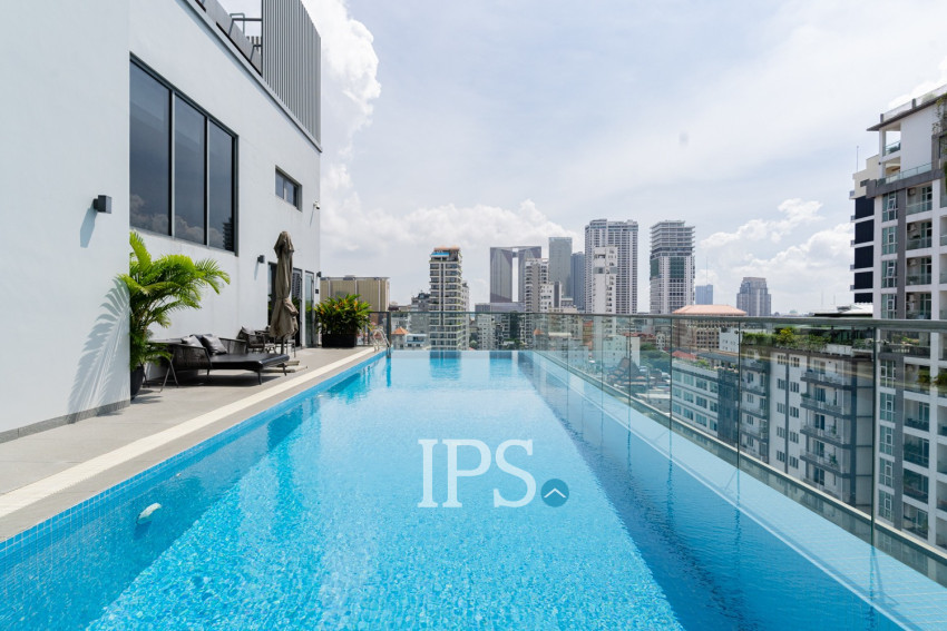 2 Bedroom Serviced Apartment For Rent - BKK1, Phnom Penh