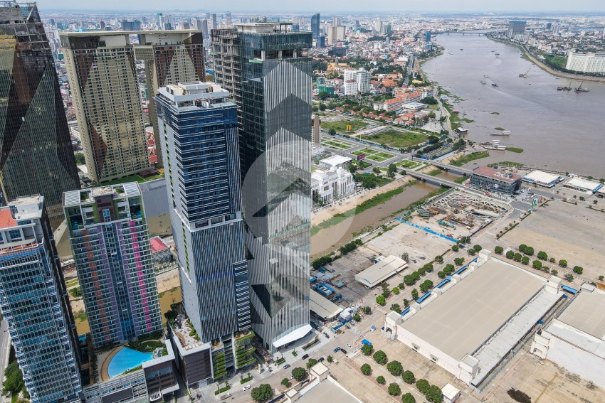 109.74 Sqm Office Space For Rent - GIA Tower, Tonle Bassac, Phnom Penh