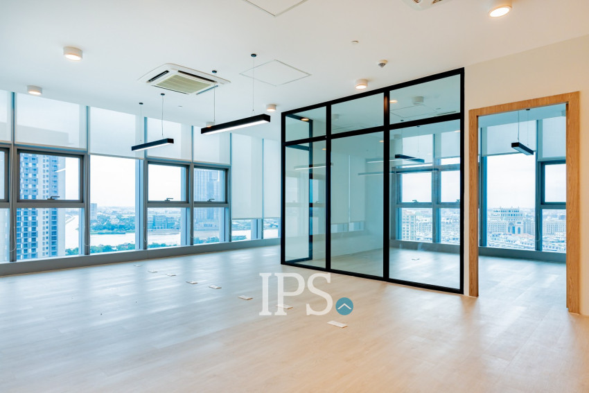 109.74 Sqm Office Space For Rent - GIA Tower, Tonle Bassac, Phnom Penh