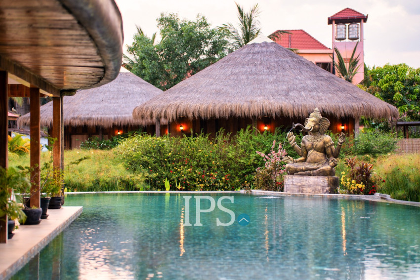 Boutique Resort with 19 Villas and Restaurant For Rent - Sala Kamreuk, Siem Reap