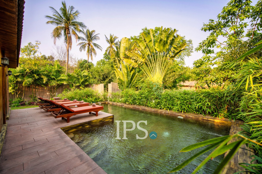Boutique Resort with 19 Villas and Restaurant For Rent - Sala Kamreuk, Siem Reap