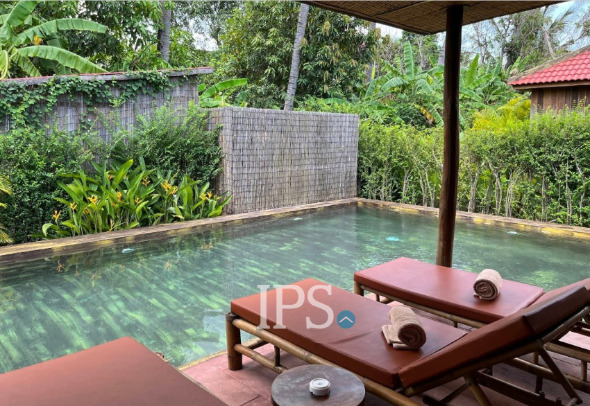 Resort with 11 Private Villas For Rent  Sala Kamreuk, Siem Reap