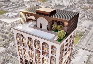 21th Floor 1 Bedroom Condo Type C1 Resale - Time Square 306, BKK1, Phnom Penh thumbnail