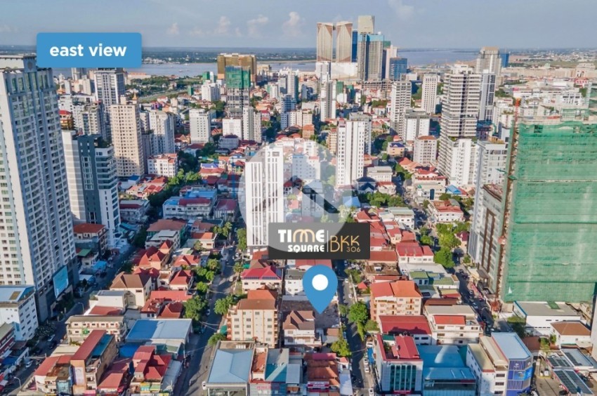 21th Floor 1 Bedroom Condo Type C1 Resale - Time Square 306, BKK1, Phnom Penh
