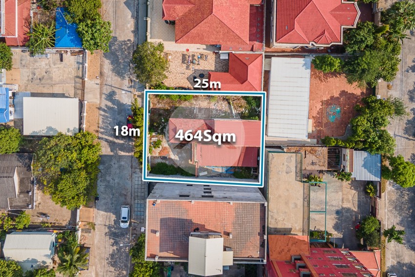 464 Sqm Land For Rent - Boeng Kak I, Phnom Penh