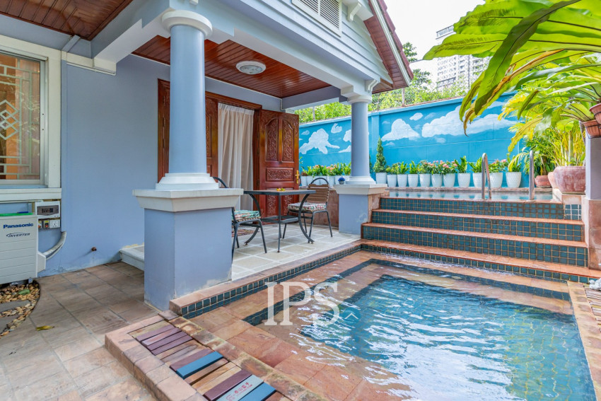 3 Bedroom Villa For Rent -Tonle Bassac, Phnom Penh