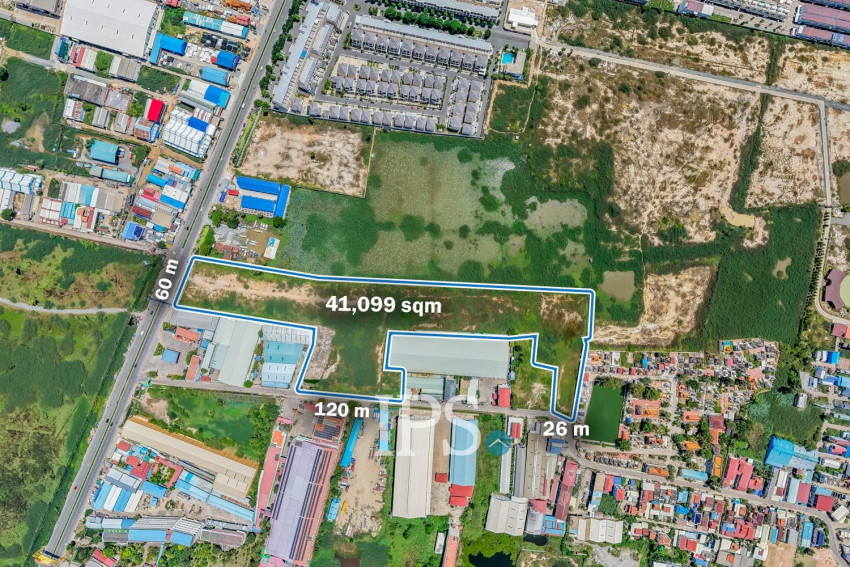 41,099 Commercial Land For Rent - Chaom Chau 1, Phnom Penh