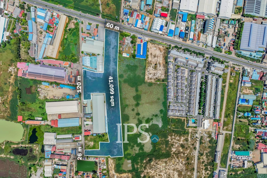 41,099 Commercial Land For Rent - Chaom Chau 1, Phnom Penh