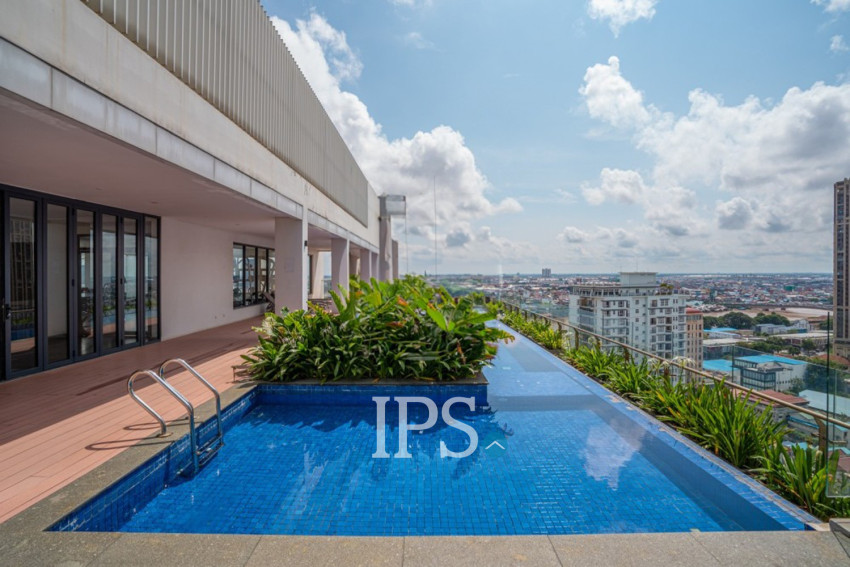 2nd Floor 2 Bedroom Condo For Sale - Embassy Residences, Tonle Bassac, Phnom Penh