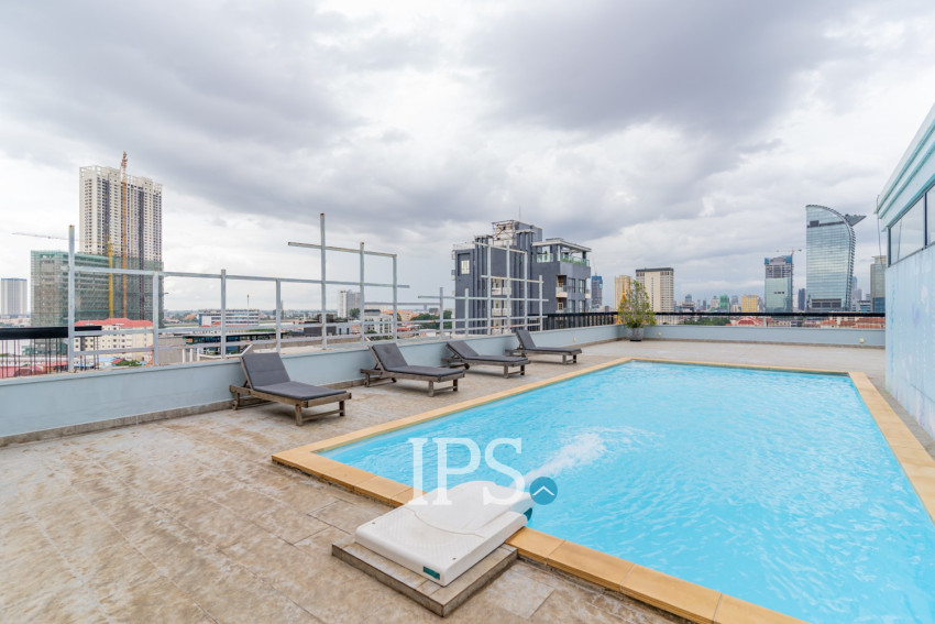 3 Bedroom Serviced Apartment For Rent - Wat Phnom, Phnom Penh