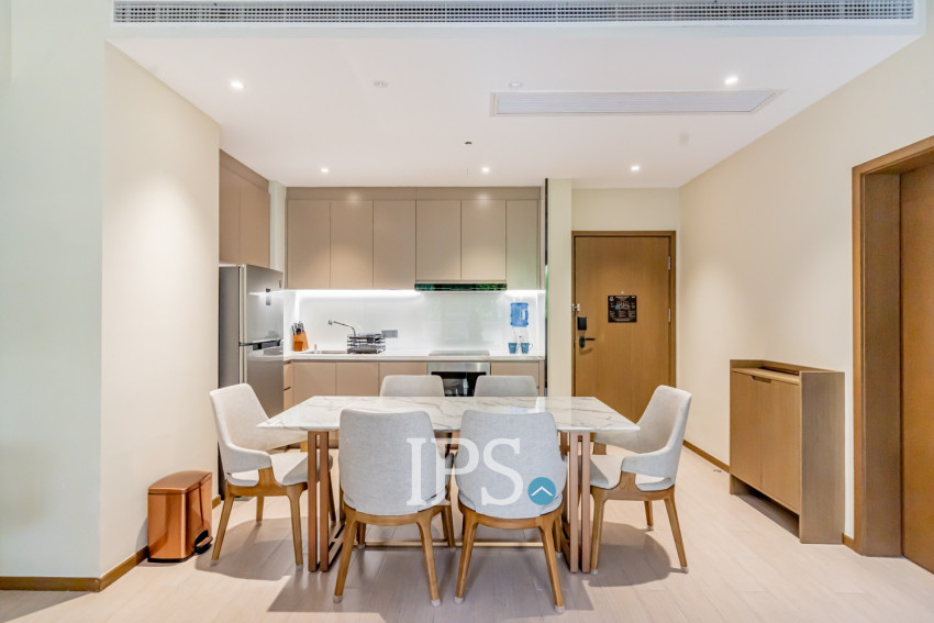 3 Bedroom Serviced Apartment For Rent - Srah Chak, Phnom Penh