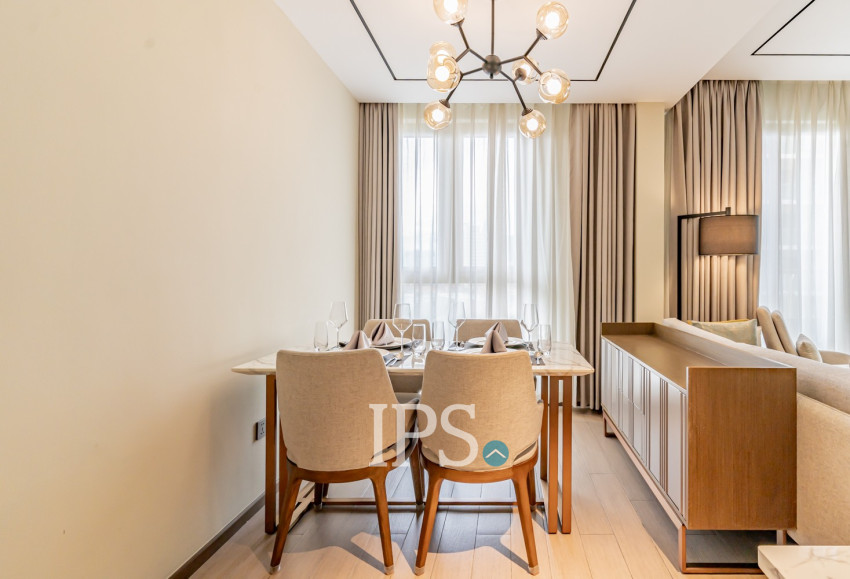 2 Bedroom Serviced Apartment For Rent - Srah Chak, Phnom Penh