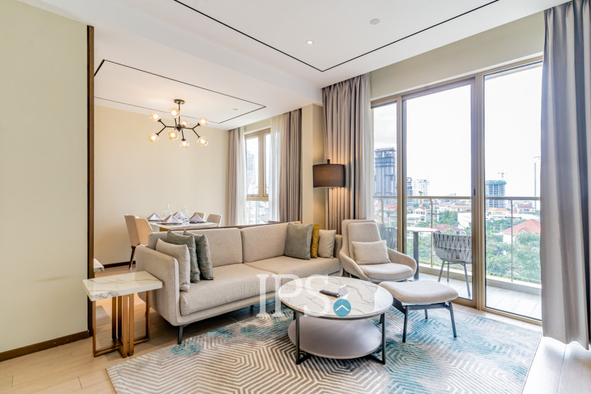 2 Bedroom Serviced Apartment For Rent - Srah Chak, Phnom Penh