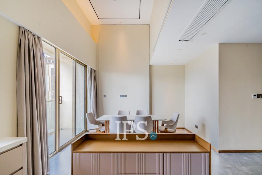 Duplex 2 Bedroom Serviced Apartment For Rent - Srah Chak, Phnom Penh