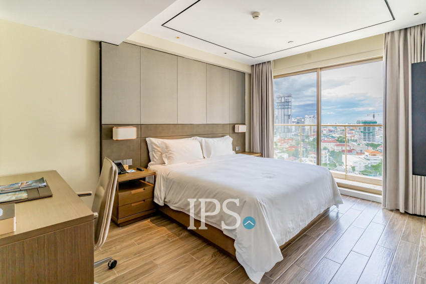 Duplex 2 Bedroom Serviced Apartment For Rent - Srah Chak, Phnom Penh