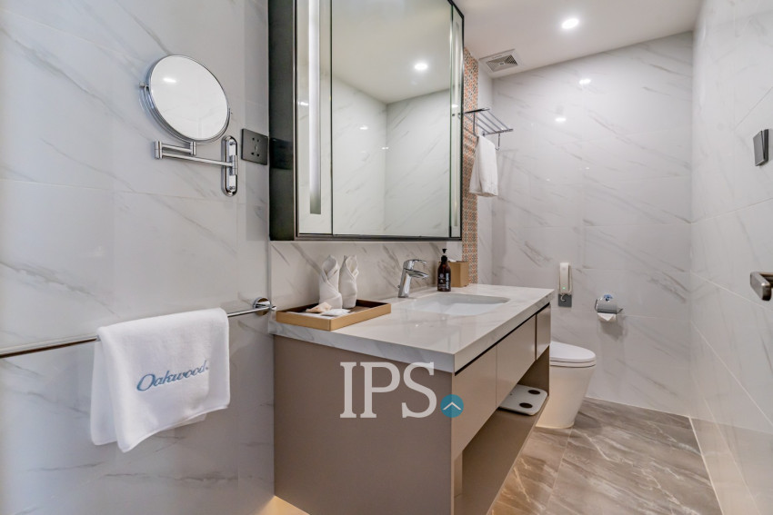 Duplex 2 Bedroom Serviced Apartment For Rent - Srah Chak, Phnom Penh