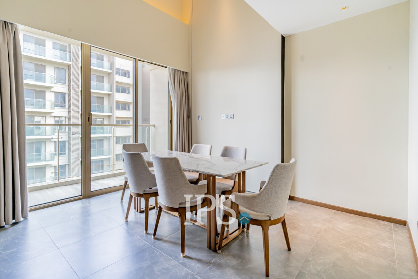 Duplex 2 Bedroom Serviced Apartment For Rent - Srah Chak, Phnom Penh