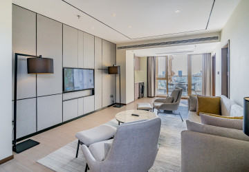 Duplex 3 Bedroom Serviced Penthouse For Rent - Srah Chak, Phnom Penh thumbnail