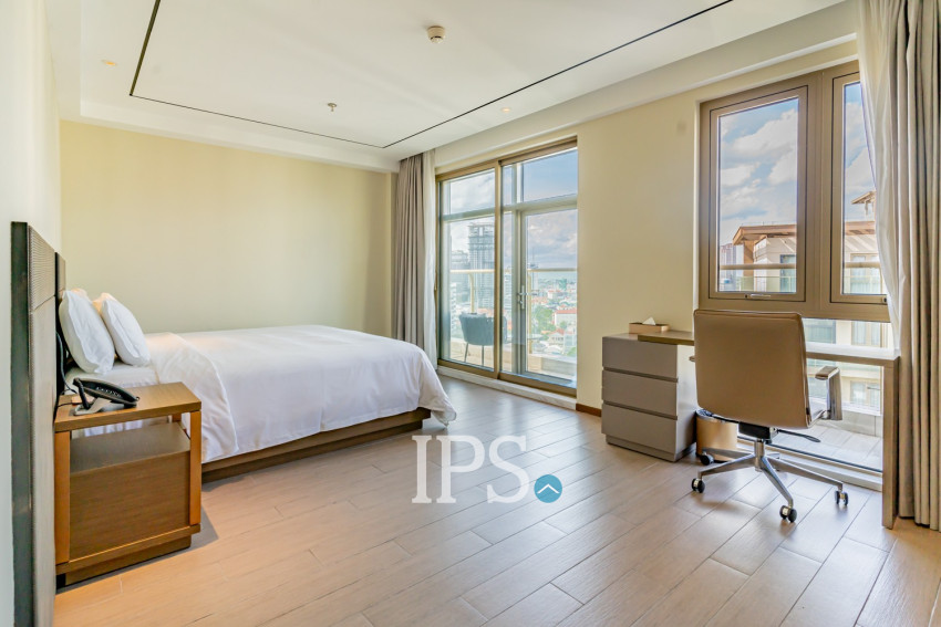 Duplex 3 Bedroom Serviced Penthouse For Rent - Srah Chak, Phnom Penh