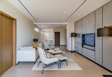 Duplex 3 Bedroom Serviced Penthouse For Rent - Srah Chak, Phnom Penh thumbnail