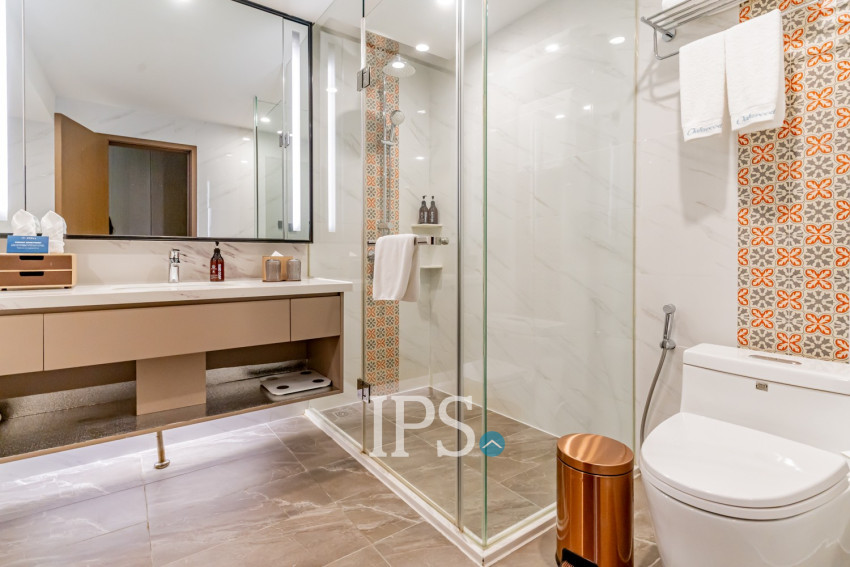 Duplex 3 Bedroom Serviced Penthouse For Rent - Srah Chak, Phnom Penh