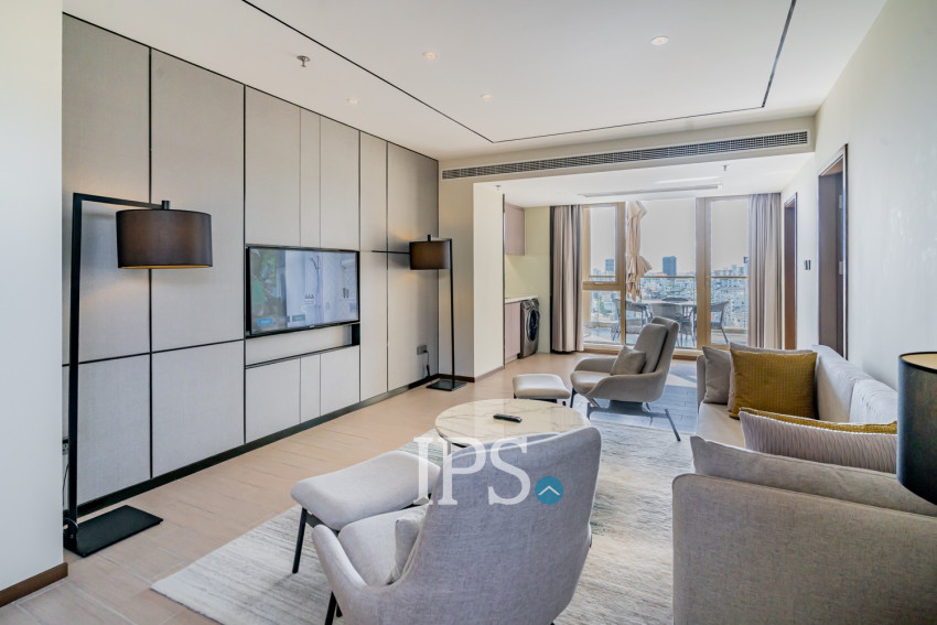 Duplex 3 Bedroom Serviced Penthouse For Rent - Srah Chak, Phnom Penh