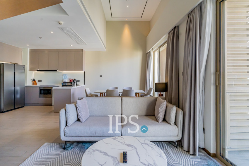 Duplex 3 Bedroom Serviced Penthouse For Rent - Srah Chak, Phnom Penh