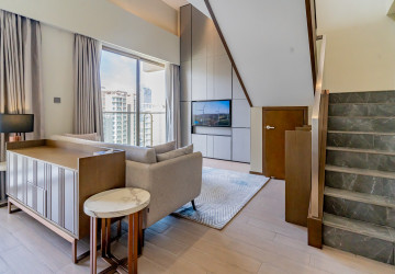 Duplex 3 Bedroom Serviced Penthouse For Rent - Srah Chak, Phnom Penh thumbnail