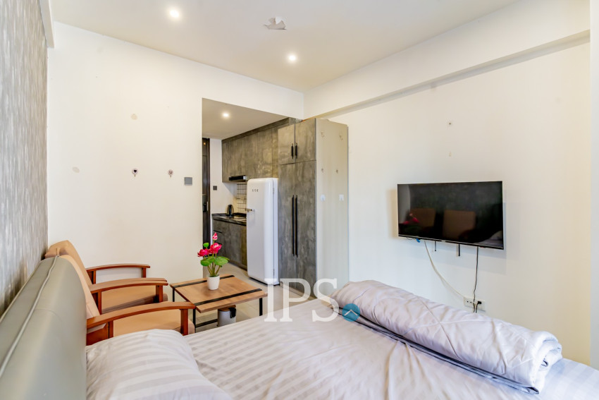 25 Sqm Studio Condo For Rent - M Residences, BKK1 Phnom Penh