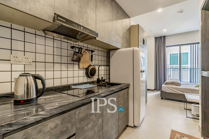25 Sqm Studio Condo For Rent - M Residences, BKK1 Phnom Penh