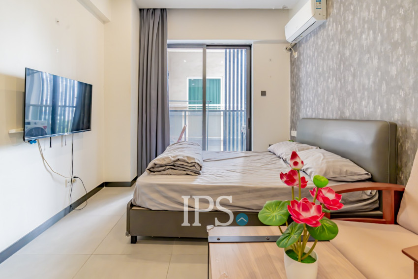 25 Sqm Studio Condo For Rent - M Residences, BKK1 Phnom Penh